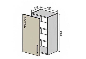 Фото В3 Тумба 1Д 40 Аморе Классик Патина / Amore Classic Patina Вип-Мастер