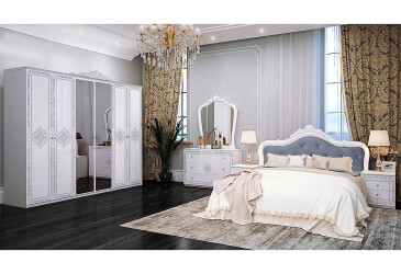 Фото Спальня МироМарк Луиза со шкафом 6D, 160 см