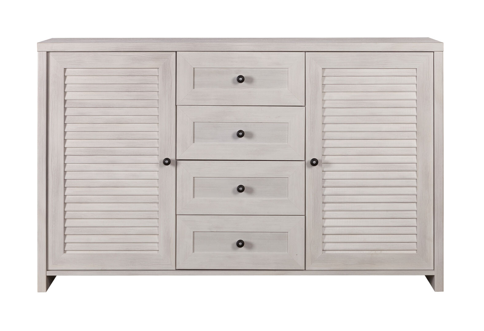 Фото 3 - Комод VMV holding Инес 2-дверный с 4 ящиками 148 см Сосна норвежская