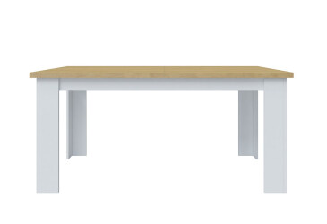 Фото Стол обеденный ВМВ Холдинг STIL Верне 161x91 см раскладной, белый/дуб каменный