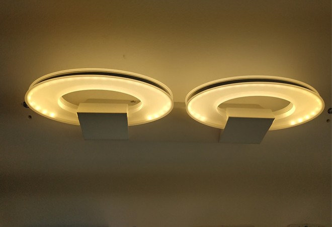 Фото 2 - SALE Св-к настенный LED K2 2х16W 3000K 1200Lm белый Vito
