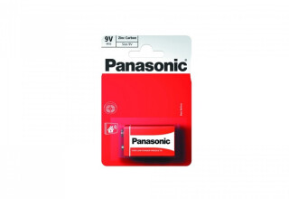 Фото Батерейка Panasonic RED ZINK 6F22 BLI 1 ZINK-CARBON Panasonic