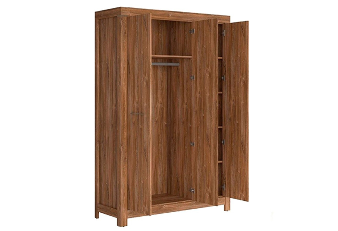 Фото 3 - Шкаф ВМК Герман 3-дверный 167 см Дуб стирлинг