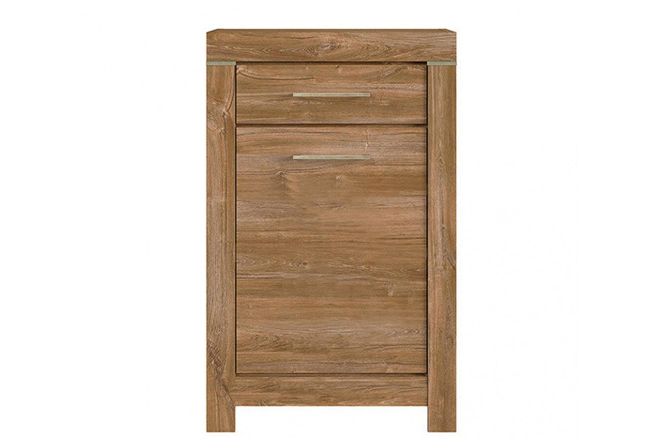 Фото 1 - Комод ВМК Герман 1-дверний з шухлядою 60 см Дуб стірлінг