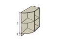 Image 1 - Н37R Полиці кутові МоДа / MoDa VIP-master