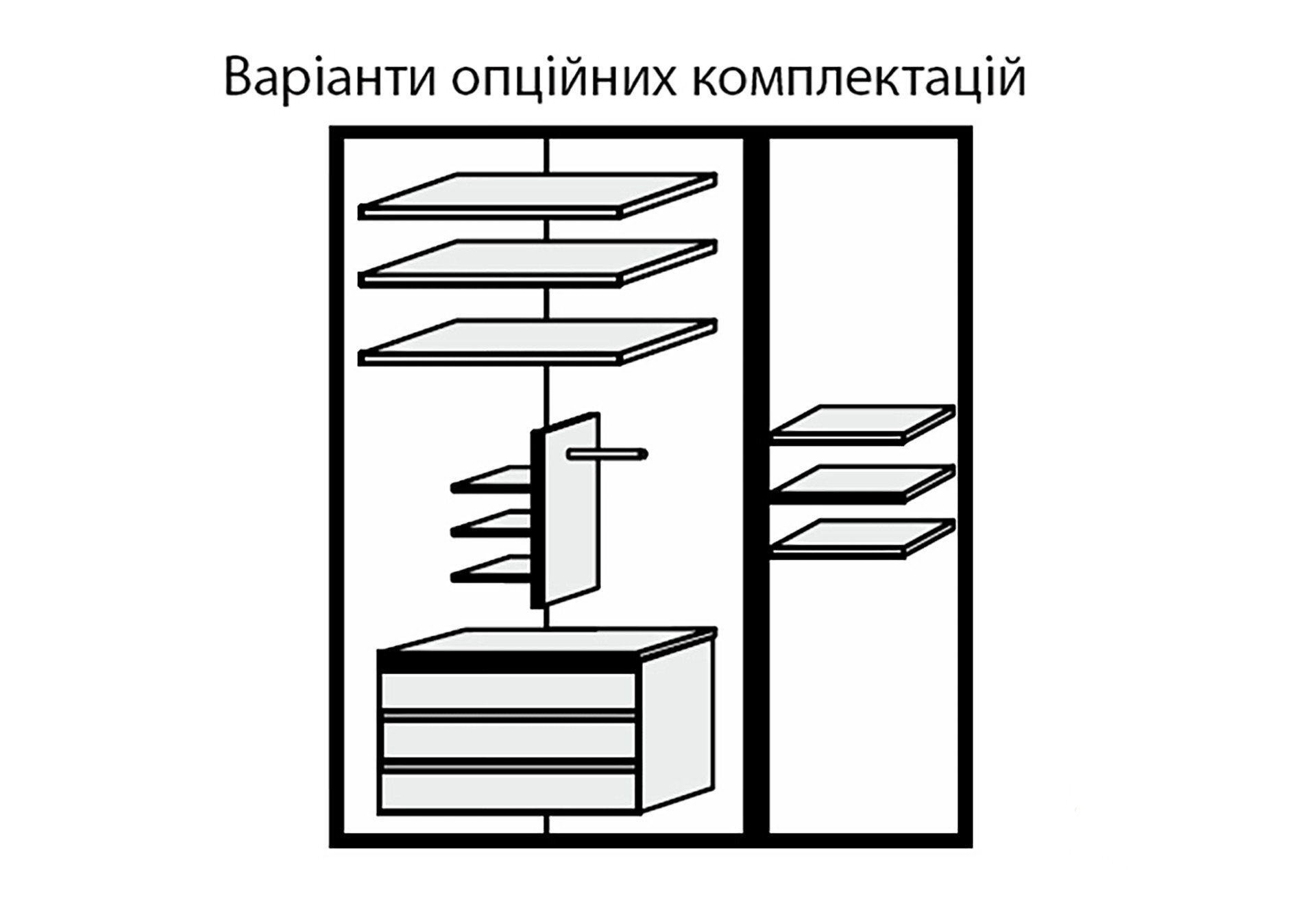 Фото 2 - Шафа 3Д (без дзеркал) Терра MiroMark