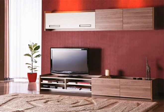Фото 1 - Гостиная SALE Стенка Петербург Выставочная Embawood