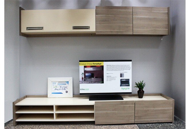 Фото 4 - Гостиная SALE Стенка Петербург Выставочная Embawood
