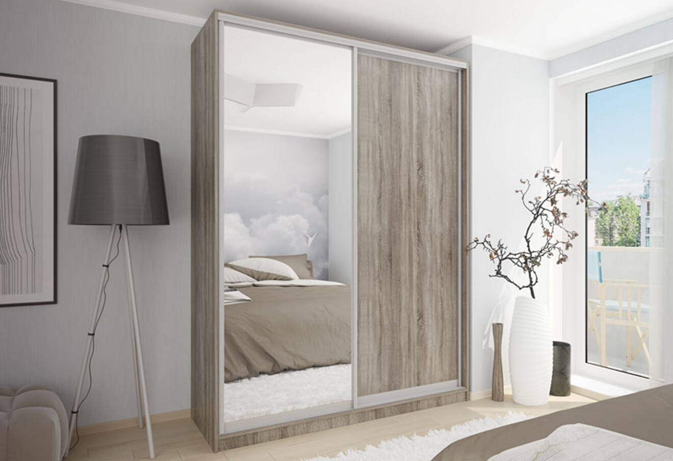 Фото 2 - Шкаф-купе 2Д 1.5 м Вип-Мастер