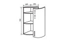 Image 1 - В56R+ Полиці кутові 92 МоДа Мат / MoDa Matt VIP-master