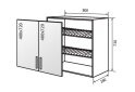 Image 1 - В9 Сушка вітрина 2Д 80 МоДа Мат / MoDa Matt VIP-master