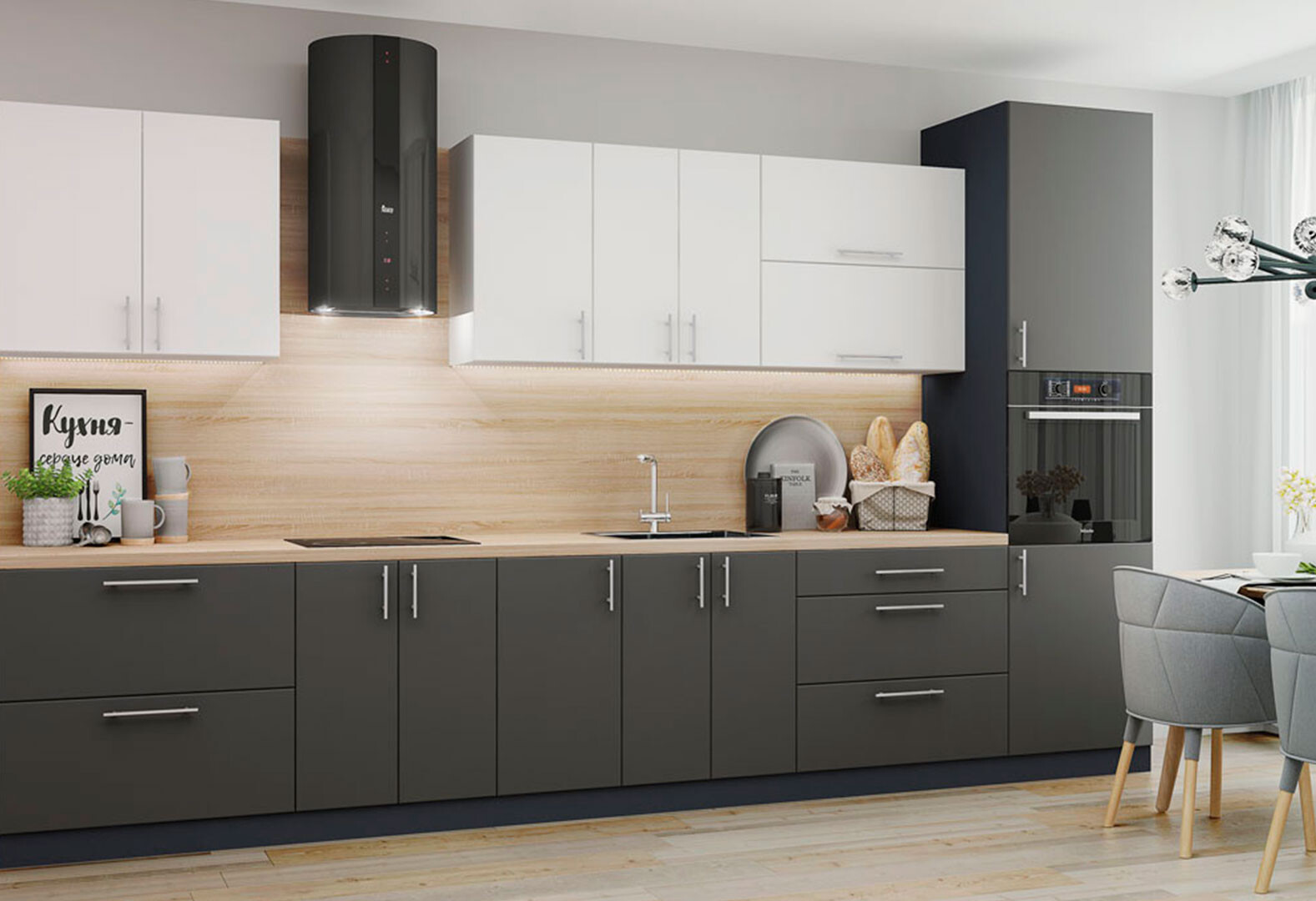 Фото 2 - Модульная кухня МоДа Мат Люкс / MoDa Matt Luxe Вип-Мастер