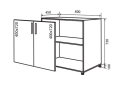Image 1 - Н7 Тумба 2Д 80 МоДа Мат Люкс / MoDa Matt Luxe VIP-master