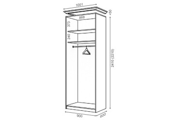 Фото Корпус 900х600 Уни Рим-Венециано 2Д 0.9м Вип-Мастер