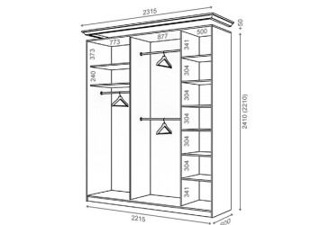 Фото Корпус 2220х600 W