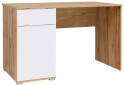 Фото 2 - Стол письменный ВМК Злата 120x60 см с тумбой и ящиком, дуб тахо/белый