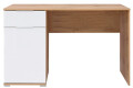 Фото 1 - Стол письменный ВМК Злата 120x60 см с тумбой и ящиком, дуб тахо/белый