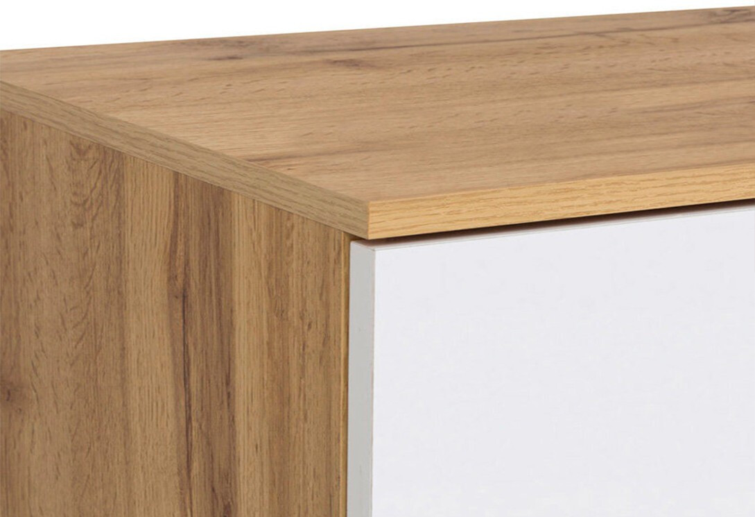 Фото 5 - Комод ВМК Злата з 3 шухлядами 95 см Дуб тахо/Білий