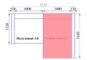 Изображение 1 - Элемент №2.1 угл.кушетка (Ш 1.10м) подъемный механизм Модульная система-конструктор Бенджамин Dizi
