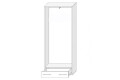 Фото 2 - Шкаф ВМВ Холдинг Топ-микс 2-дверный с ящиком и зеркалом 60 см Белый/Дуб сонома