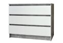 Image 1 - Комод Svit Mebliv с 3 ящиками 100 см Индастриал/Белый