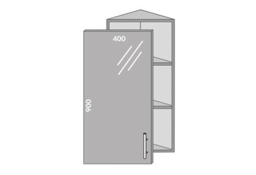 Фото Верх 937 витрина Престиж / Prestige Мебель Стар