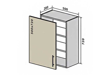 Фото В5 Тумба 1Д 50 Браво Вип-Мастер