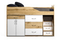 Фото 6 - Кровать-горка Виорина Деко 5 80х180 см с ящиками, лестницами и столом