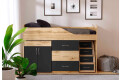 Фото 18 - Кровать-горка Виорина Деко 5 80х180 см с ящиками, лестницами и столом