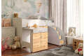 Фото 37 - Кровать-горка Виорина Деко 5 80х180 см с ящиками, лестницами и столом
