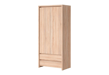 Фото Шафа ВМК Каспіан 2-дверна з 2 шухлядами 90 см