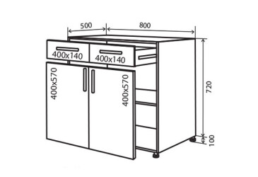 Фото Н27 Тумба 2Ш2Д 80 Аморе Класик Патина Люкс / Amore Classic Patina Luxe Вип-Мастер