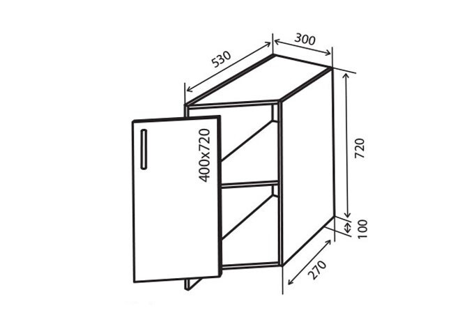 Фото 1 - Н37 Тумба окончание Аморе Класик Патина Люкс / Amore Classic Patina Luxe Вип-Мастер