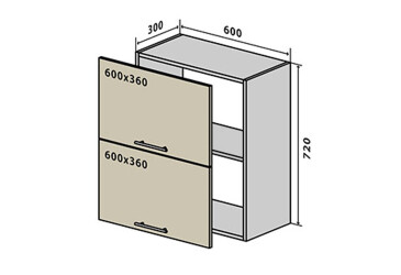Фото В20 Тумба 2Д 60 Квадро Люкс VIP-master