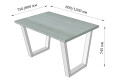Фото 3 - Обеденный стол Бинго Лайт 745/1200/750 Металл-Дизайн