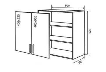 Фото В48 Тумба 2Д 80 Кредо Люкс Вип-Мастер