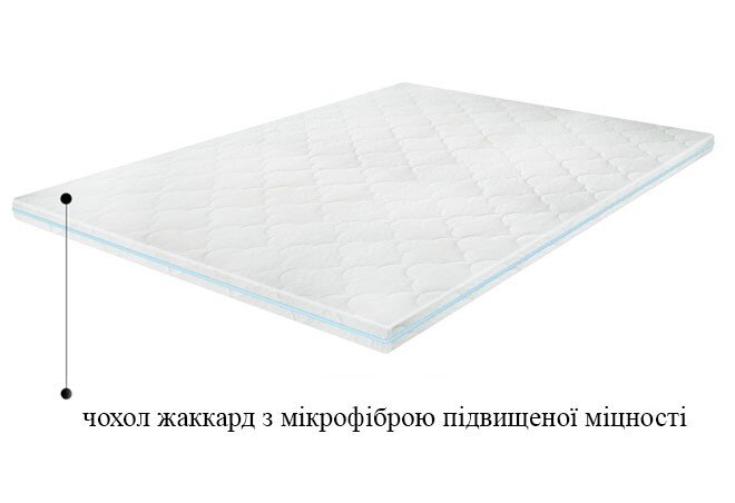 Фото 2 - Матрас SALE Sleep&Fly топпер Flex Kokos / Флекс Кокос (чехол из жаккарда) 160х200 Выставочный ЕММ