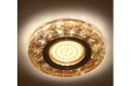 Фото 2 - SALE Светильник точечный 8585-2 MR16 мерцающий коричневой серебро с led подсветкой Выставочный Feron
