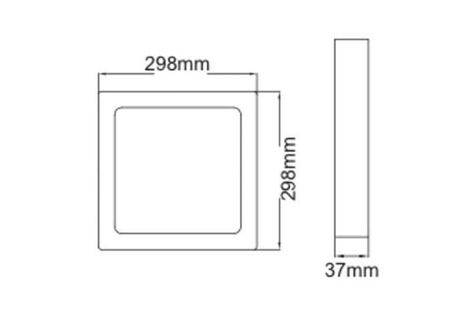 Фото 2 - SALE Світильник LED НББ LINDA-S 24W 6000K 2400LM 300мм Виставковий Vito