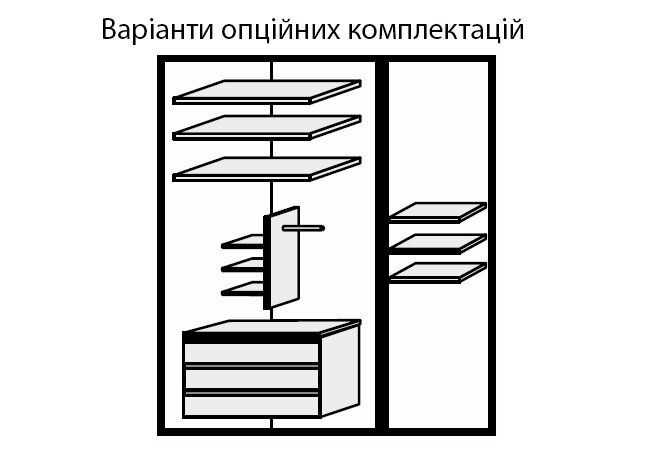 Фото 3 - SALE Шафа 3Д (із дзеркалами) Виставкова Терра MiroMark