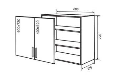 Фото В8 Тумба 2Д 80 Верона Люкс VIP-master