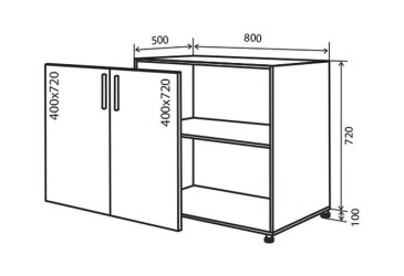 Фото Н7 Тумба 2Д 80 Верона Люкс Вип-Мастер