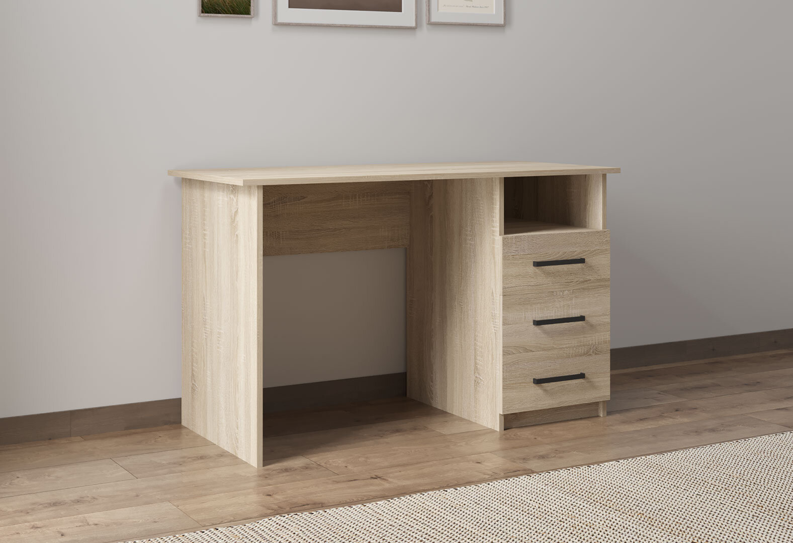 Фото 2 - Стіл письмовий Kredens furniture СК-3 115x55 см з шухлядами