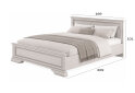 Зображення 4 - Ліжко ВМК Кентукі (без вкладу) 160х200 см, біле