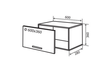 Фото В10 Тумба низкая 60 Парма Декор Вип-Мастер