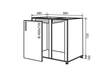 Фото Н15 Заглушка мойка 1Д 88 Парма Декор Вип-Мастер