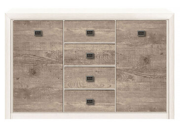 Фото Комод ВМК Коэн ІІ 2-дверный с 4 ящиками 150 см