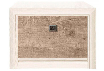 Фото Тумба для обуви ВМК Коэн ІІ с 1 отделением 71 см Сосна аризонская / дуб корабельный