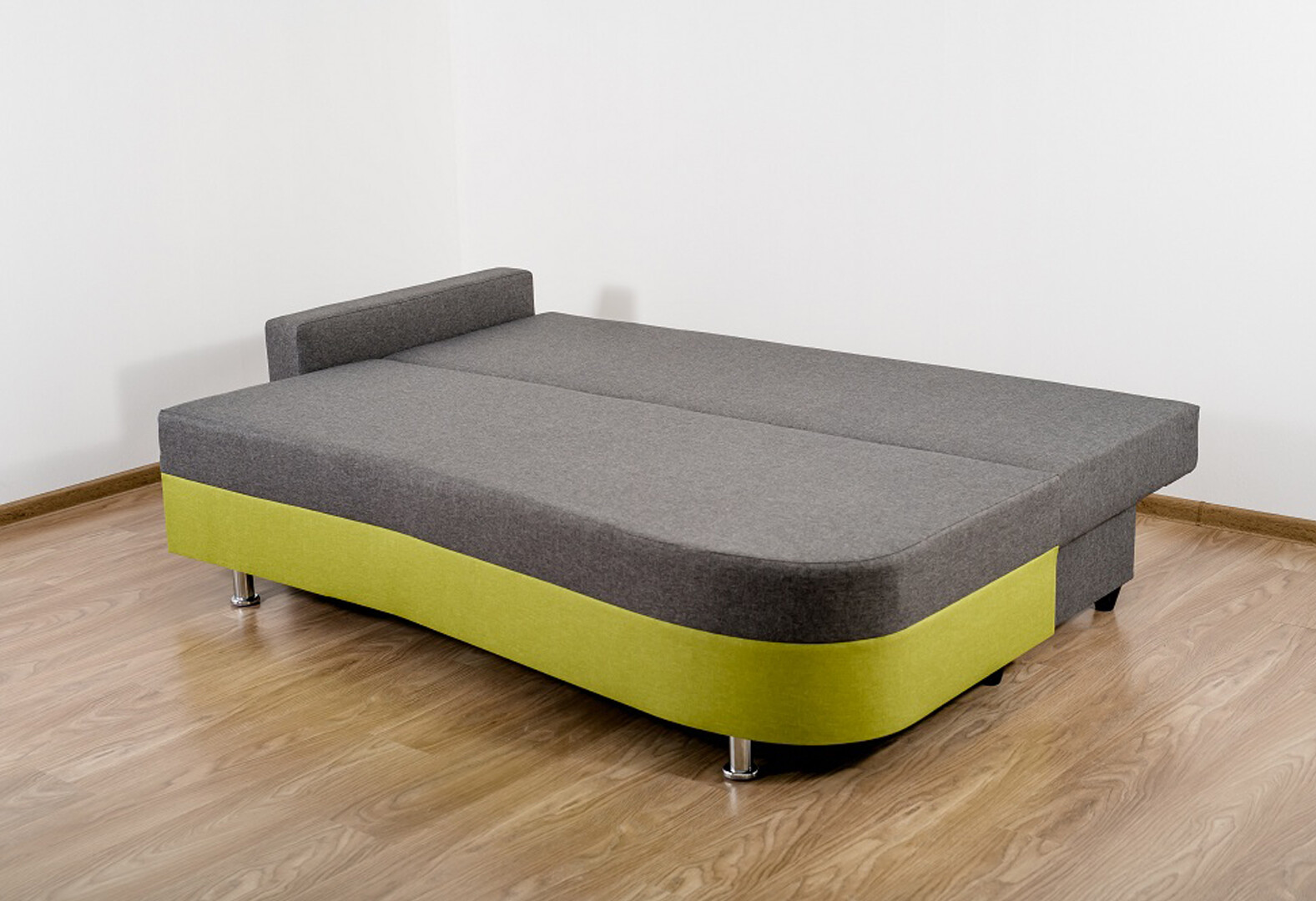 Фото 5 - Диван Elegant Бенефіт 19 205x98 см сіро-жовтий