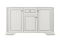Фото 1 - Комод Гербор Вайт 3-дверний з шухлядою 160 см Білий